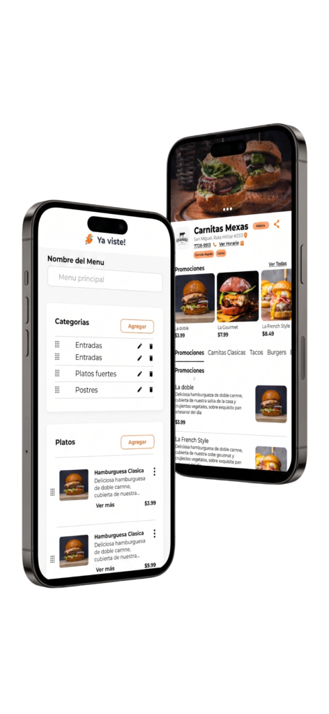 menú digital QR